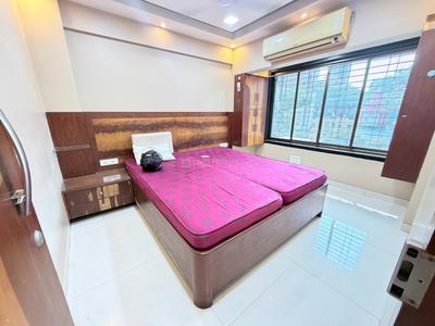 Bedroom Image of 650 Sq.ft 1 BHK Apartment / Flat for rent in Airoli Navi Mumbai for Rs. 35000