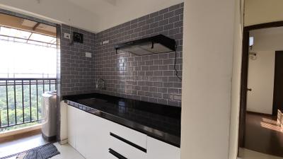 Kitchen Image of 680 Sq.ft 2 BHK Apartment / Flat for rent in Raunak City, Kalyan West Kalyan for Rs. 22000