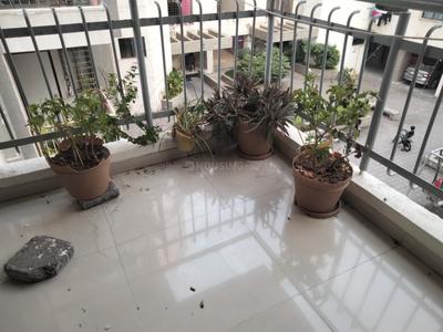Balcony Image of 1280 Sq.ft 2 BHK Apartment / Flat for rent in Adajan Surat for Rs. 25000