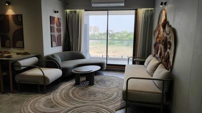 Living Room Image of 1800 Sq.ft 3 BHK Apartment / Flat for sale in Jahangir Pura Surat for Rs. 6500000