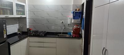 Kitchen Image of 1450 Sq.ft 3 BHK Apartment / Flat for sale in Rushabh Attic, Bhayli Vadodara for Rs. 4000000