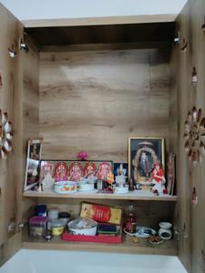 Pooja Room One Image of 700 Sq.ft 1 BHK Independent House for rent in Horamavu Bengaluru for Rs. 18000