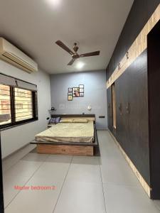Bedroom Image of 1800 Sq.ft 3 BHK Independent House for sale in Swagat City, Adalaj Gandhinagar for Rs. 18000000