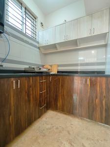Kitchen Image of 600 Sq.ft 1 BHK Builder Floor for rent in Kasavanahalli Bengaluru for Rs. 23000