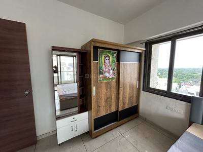 Bedroom Image of 2124 Sq.ft 3 BHK Apartment / Flat for rent in Shubhaarambh Shilp Serenity, Sargasan Gandhinagar for Rs. 30000