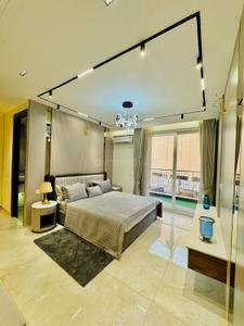 Bedroom Image of 1800 Sq.ft 3 BHK Apartment / Flat for sale in Imperial Apartments, Dhakoli Zirakpur for Rs. 12800000