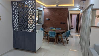 Living Room Image of 2238 Sq.ft 3 BHK Apartment / Flat for rent in Shivalik Green View, Shantigram Ahmedabad for Rs. 110000