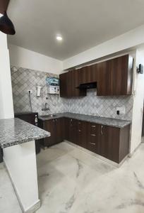 Kitchen Image of 750 Sq.ft 1 BHK Builder Floor for rent in Sector 14 Gurgaon for Rs. 30000