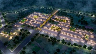Image of 801 Sq.ft Residential Plot / Land for sale in Mangalam Sky Blue City, Bada Bangarda, Indore for Rs. 3640000