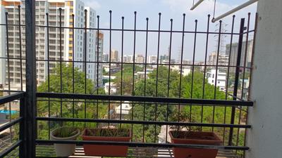 Balcony Image of 835 Sq.ft 2 BHK Apartment / Flat for rent in Moshi Pune for Rs. 20000