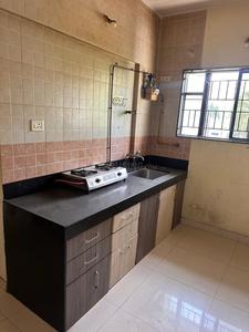 Kitchen Image of 550 Sq.ft 1 BHK Apartment / Flat for sale in Magarpatta Heliconia, Hadapsar Pune for Rs. 7400000