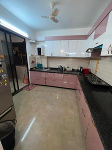 Kitchen Image of 1800 Sq.ft 3 BHK Apartment / Flat for rent in BCM Paradise, Nipania Indore for Rs. 55000