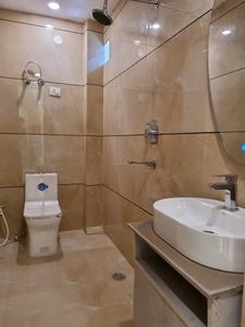 Common Bathroom Image of 1000 Sq.ft 3 BHK Apartment / Flat for sale in Hans Luxury Floor, Hastsal New Delhi for Rs. 6200000