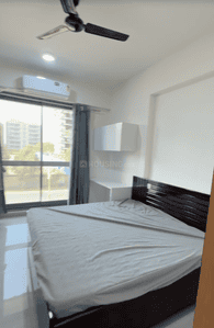 Bedroom Image of 1300 Sq.ft 3 BHK Apartment / Flat for rent in Randesan Gandhinagar for Rs. 40000