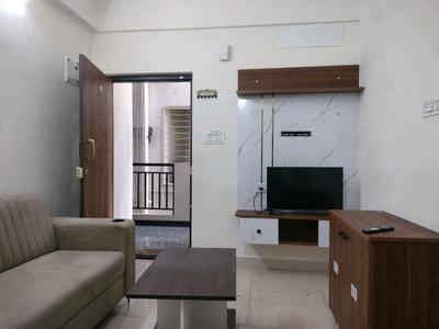 Living Room Image of 550 Sq.ft 1 BHK Apartment / Flat for rent in Brookefield Bengaluru for Rs. 29000