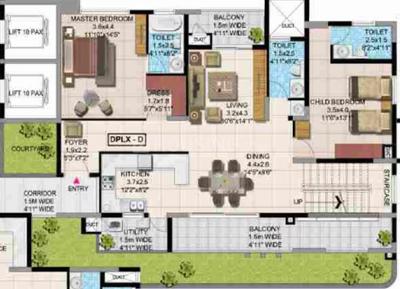 Image of 1273 Sq.ft 3 BHK Apartment / Flat for sale in 22 And Crest, Yeswanthpur, Bengaluru for Rs. 25000000