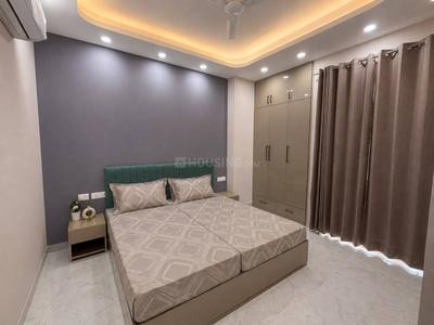 Bedroom Image of 512 Sq.ft 1 BHK Builder Floor for rent in Saket New Delhi for Rs. 15500