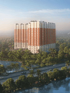 Image of 1298 Sq.ft 3 BHK Apartment / Flat for sale in Urbanrise Maheshwari The Lakes Edge, Madhavaram, Chennai for Rs. 10300000
