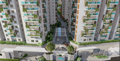 Image of 1785 Sq.ft 3 BHK Apartment / Flat for sale in Ananda The Drizzle by Ananda Homes, Puppalaguda, Hyderabad for Rs. 15200000