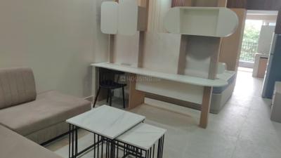 Living Room Image of 850 Sq.ft 1 BHK Builder Floor for rent in Sector 46 Gurgaon for Rs. 40000
