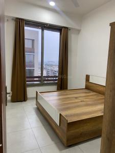 Bedroom Image of 1500 Sq.ft 3 BHK Apartment / Flat for rent in Satyamev Serene, Gota Ahmedabad for Rs. 42000