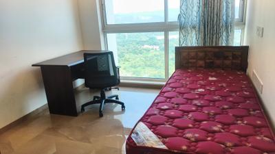 Bedroom Image of 650 Sq.ft 1 BHK Apartment / Flat for sale in Aurum Q Residences, Ghansoli Navi Mumbai for Rs. 13000000