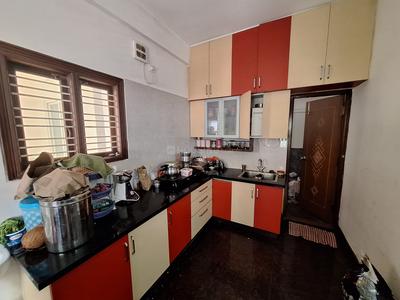 Kitchen Image of 1300 Sq.ft 2 BHK Builder Floor for rent in Akshayanagar Bengaluru for Rs. 30000