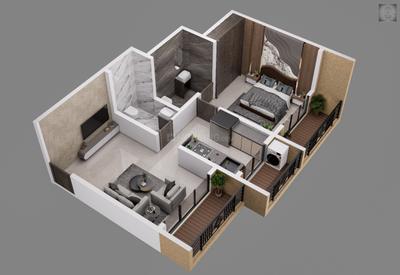 Image of 425 Sq.ft 1 BHK Apartment / Flat for sale in Virar West, Virar for Rs. 3629999