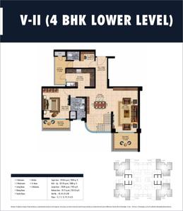 Image of 2950 Sq.ft 4 BHK Apartment / Flat for sale in Mahagun Mantra Villament, Noida Extension, Greater Noida for Rs. 33500000