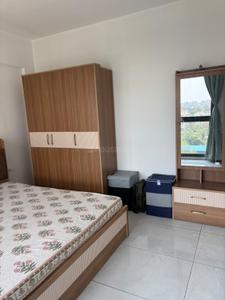 Bedroom Image of 900 Sq.ft 2 BHK Apartment / Flat for rent in Mantra Mirari, Mundhwa Pune for Rs. 43000
