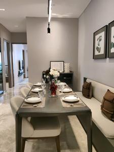 Dining Area Image of 1000 Sq.ft 3 BHK Apartment / Flat for sale in Rustomjee La Vie Wing C, Thane West Thane for Rs. 19800000