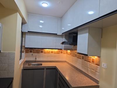 Kitchen Image of 1400 Sq.ft 3 BHK Apartment / Flat for rent in Bhawani Courtyard, Madhyamgram Kolkata for Rs. 26000
