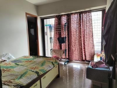Bedroom Image of 1090 Sq.ft 2 BHK Apartment / Flat for rent in Platinum Experio, Kalamboli Navi Mumbai for Rs. 30000