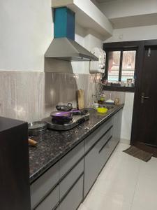 Kitchen Image of 1190 Sq.ft 3 BHK Apartment / Flat for sale in Tulip Garden, Brijeshwari Annexe Indore for Rs. 11000000