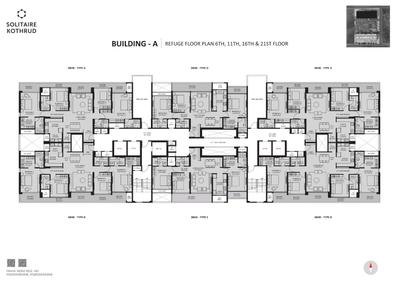 Image of 1475 Sq.ft 3 BHK Apartment / Flat for sale in Built Solitaire Kothrud A Building, Kothrud, Pune for Rs. 23300000