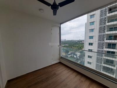 Balcony Image of 2200 Sq.ft 3 BHK Apartment / Flat for rent in Jayabheri The Nirvana, Gachibowli Hyderabad for Rs. 75000