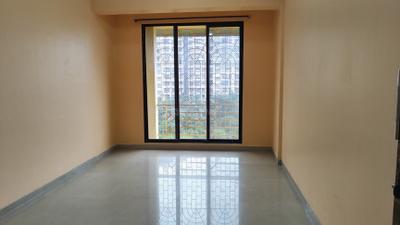 Living Room Image of 710 Sq.ft 1 BHK Apartment / Flat for rent in Sangam Residency, Airoli Navi Mumbai for Rs. 30000