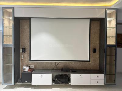 Hall Image of 2214 Sq.ft 3 BHK Apartment / Flat for rent in Crown Whistling Woods, Manchirevula Hyderabad for Rs. 64000