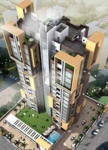 Image of 825 Sq.ft 2 BHK Apartment / Flat for rent in KGC Solitaire 20, Entally, Kolkata for Rs. 40000