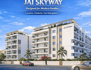 Image of 1200 Sq.ft 3 BHK Apartment / Flat for sale in Jai Skyway, Chikkahullur, Bengaluru for Rs. 6600000