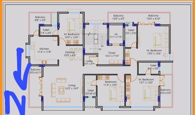 Image of 2600 Sq.ft 4 BHK Apartment / Flat for sale in Pimple Saudagar, Pune for Rs. 30000000