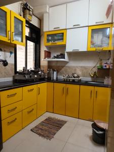 Kitchen Image of 950 Sq.ft 2 BHK Apartment / Flat for rent in Juinagar Navi Mumbai for Rs. 48000