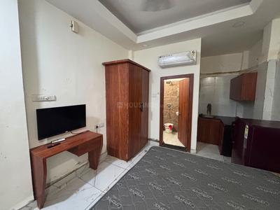 Bedroom Image of 350 Sq.ft 1 RK Studio for rent in Vijay Nagar Indore for Rs. 14999