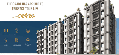 Image of 1817 Sq.ft 3 BHK Apartment / Flat for sale in Jay Jagannath Pramod Signature, Patrapada, Bhubaneswar for Rs. 13816000