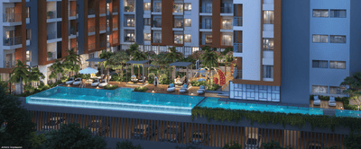 Image of 1277 Sq.ft 3 BHK Apartment / Flat for sale in Krisala 41 Zillenia, Punawale, Pune for Rs. 8455000