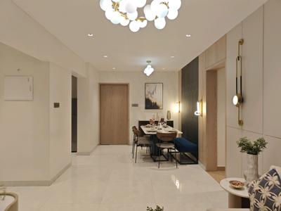 Living Room Image of 725 Sq.ft 2 BHK Apartment / Flat for sale in Siddha Sky, Sion Mumbai for Rs. 18500000