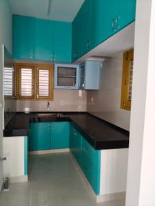 Kitchen Image of 600 Sq.ft 1 BHK Builder Floor for rent in Horamavu Bengaluru for Rs. 19000