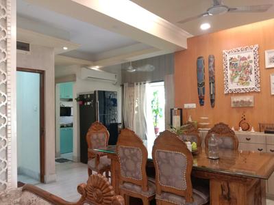 Dining Area Image of 2400 Sq.ft 4 BHK Apartment / Flat for sale in New Town Kolkata for Rs. 17500000