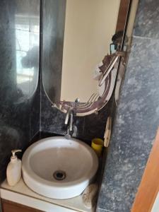 Bathroom Image of 610 Sq.ft 2 BHK Apartment / Flat for rent in Akshar Green World, Dighe Thane for Rs. 67000