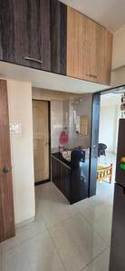 Kitchen Image of 600 Sq.ft 1 BHK Apartment / Flat for rent in Apple Galaxy, Pimple Saudagar Pune for Rs. 23000